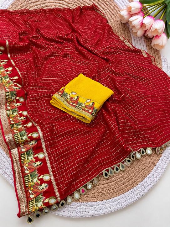 Vinayak karwachouth special saree whole sale
